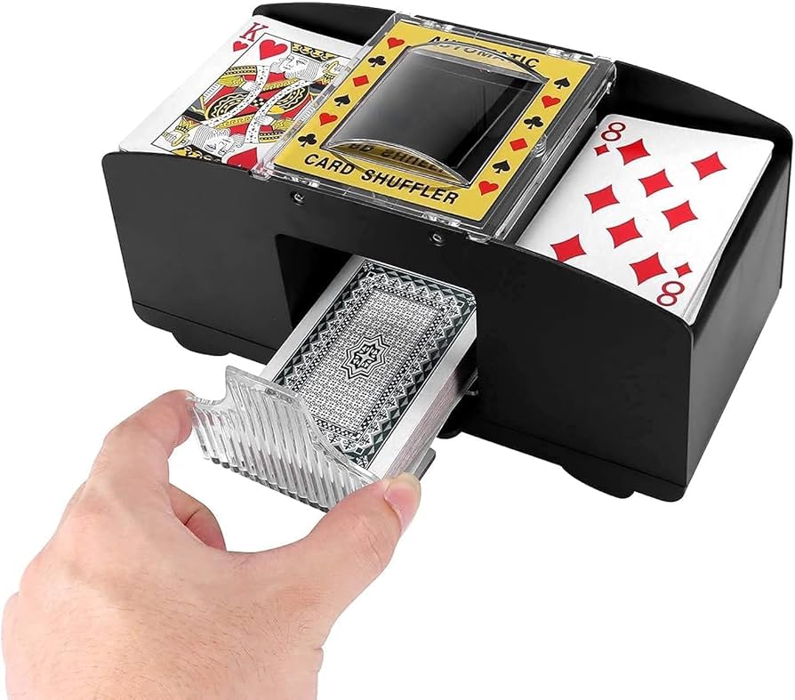 Amazon | 自動トランプ シャッフラー 電池式 カード シャッフル 電動